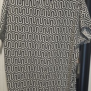 Black & White wedge tunic/dress